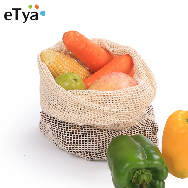 Маленькая большая хлопчатобумажная сумка тоут для покупок продуктов складная