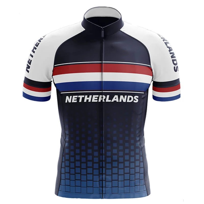 New Netherlands Pro Cycling Jersey Summer Breathable MTB Bike Clothes Short Sleeve Bicycle Clothing Ropa Maillot Ciclismo | Спорт и