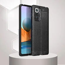 For Xiaomi Redmi Note 10 Pro Case Leather Silicone Bumper Case For Xiaomi Redmi Note 10 Pro For Xiaomi Redmi Note 10 5G Note 10S