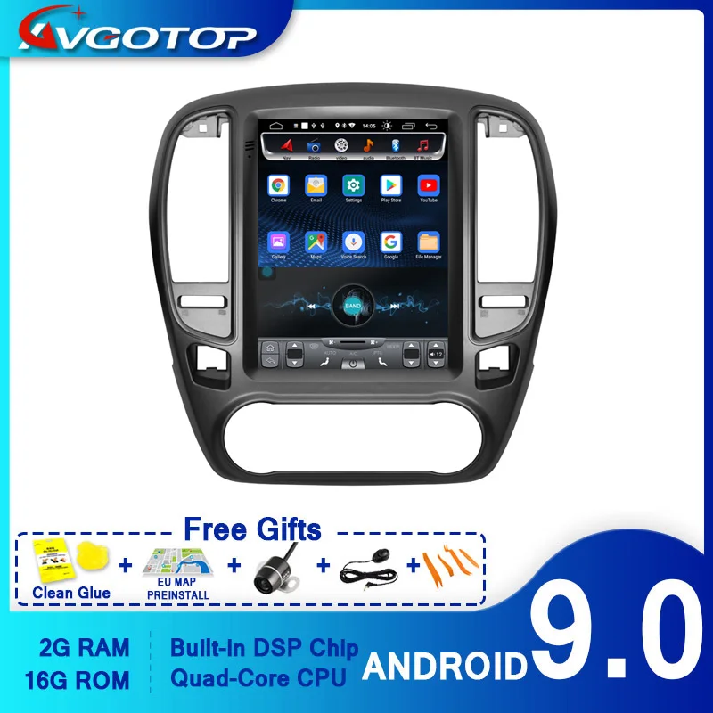 AVGOTOP Android 9 0 вертикальный экран Автомобильный мультимедийный плеер для Nissan Sylphy