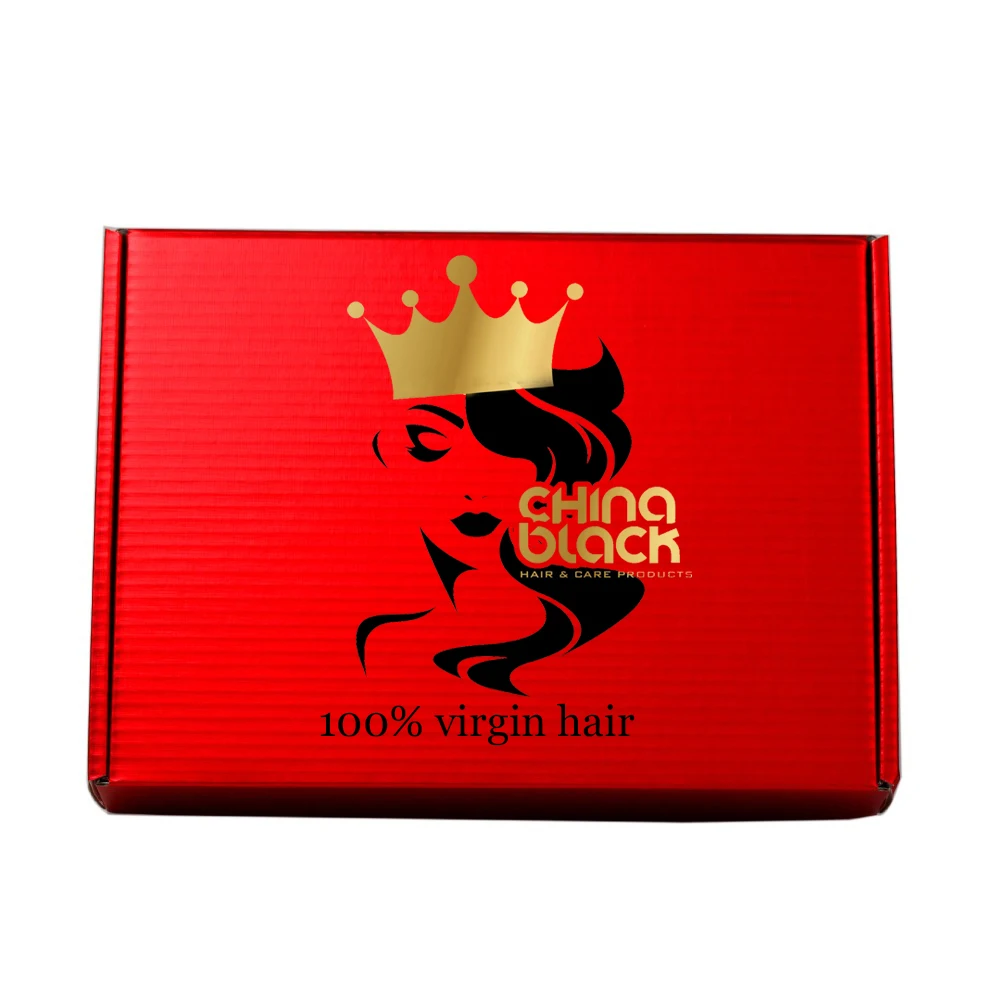 100 шт. Пользовательский логотип коробка для волос Высококачественная почтовых