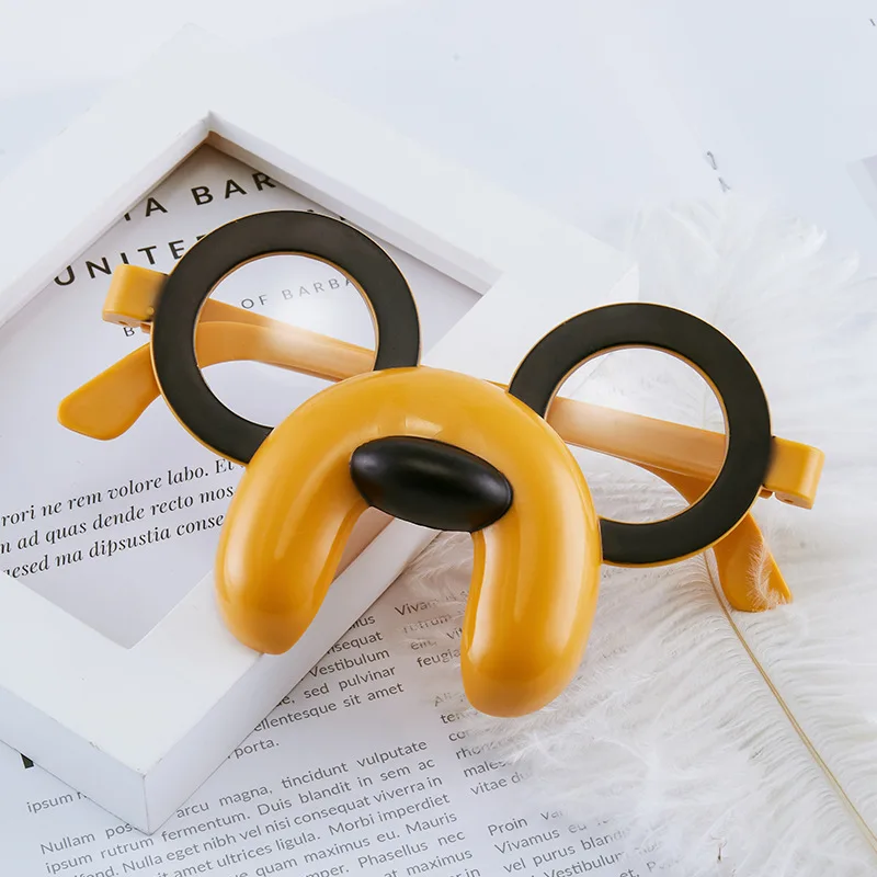

New Patry Glasses Children's Cute Decorative Optical Glasses Fashion Baby Cartoon Puppy Photo Glasses Frame for Boys and Girls