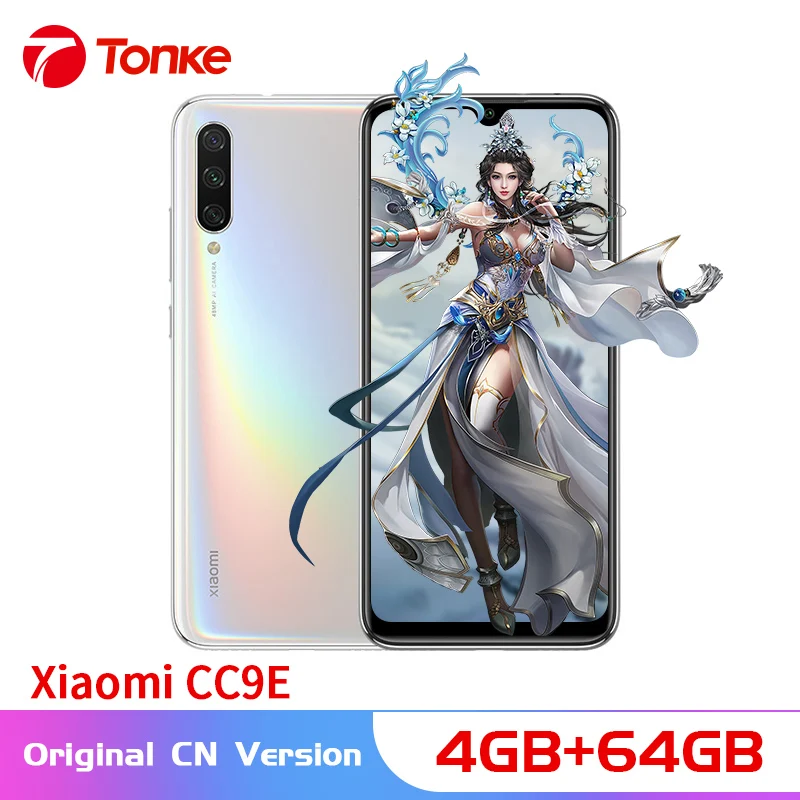 Оригинальный Xiaomi mi CC9e 4 Гб ОЗУ 64 ПЗУ мобильный телефон Snapdragon 665 четыре ядра 48 Мп + 32