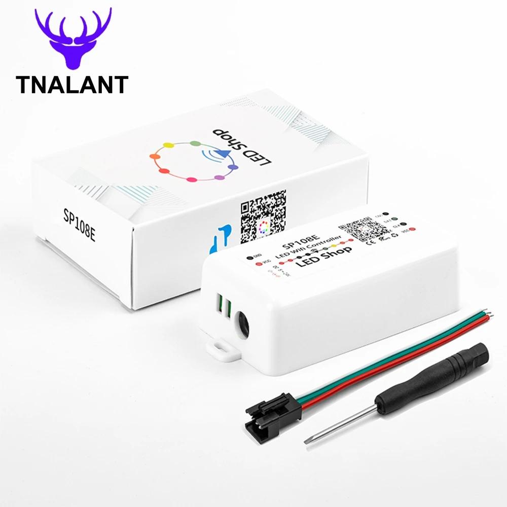 Светодиодный Wifi-контроль ler SP108E ИК-управление для WS2812B WS2813 WS2811 WS2815 SK6812 и т. д.