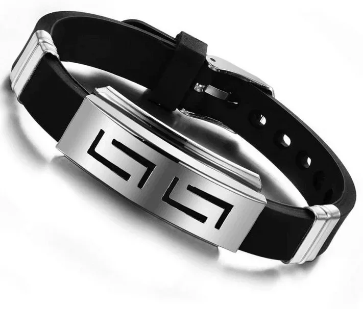 

Wholesale of steel titanium bracelet, cross, men's bracelet, silica gel bracelet and bracelet