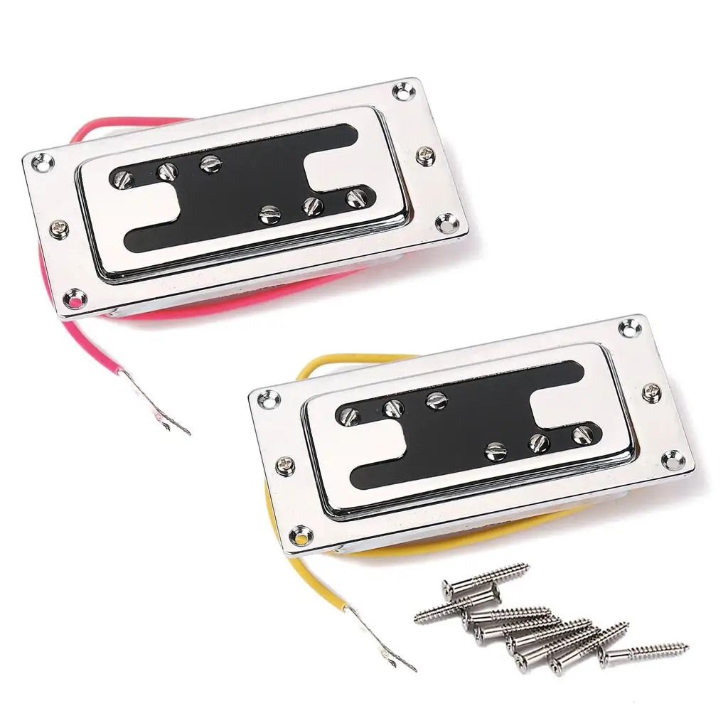 

Mini Style Two Line Electric Guitar Humbucker Pickup with Mounting Screws For Guitar Accessory