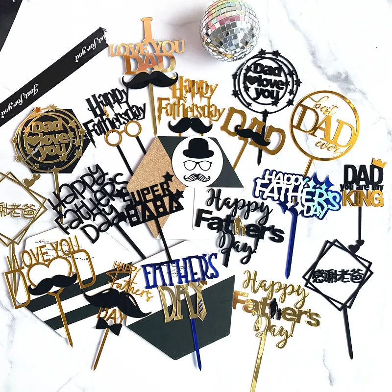 

Happy Fathers Day Cake Topper Super Dad Cake Decoration Cake Decorating Tools Party Favors Supplies Decoration