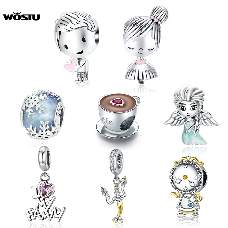 

WOSTU выполнена в течение 3-7 дней для того, чтобы Испания 925 шарма стерлингового серебра кулон, подходят к оригинальному браслету, "сделай сам", ...