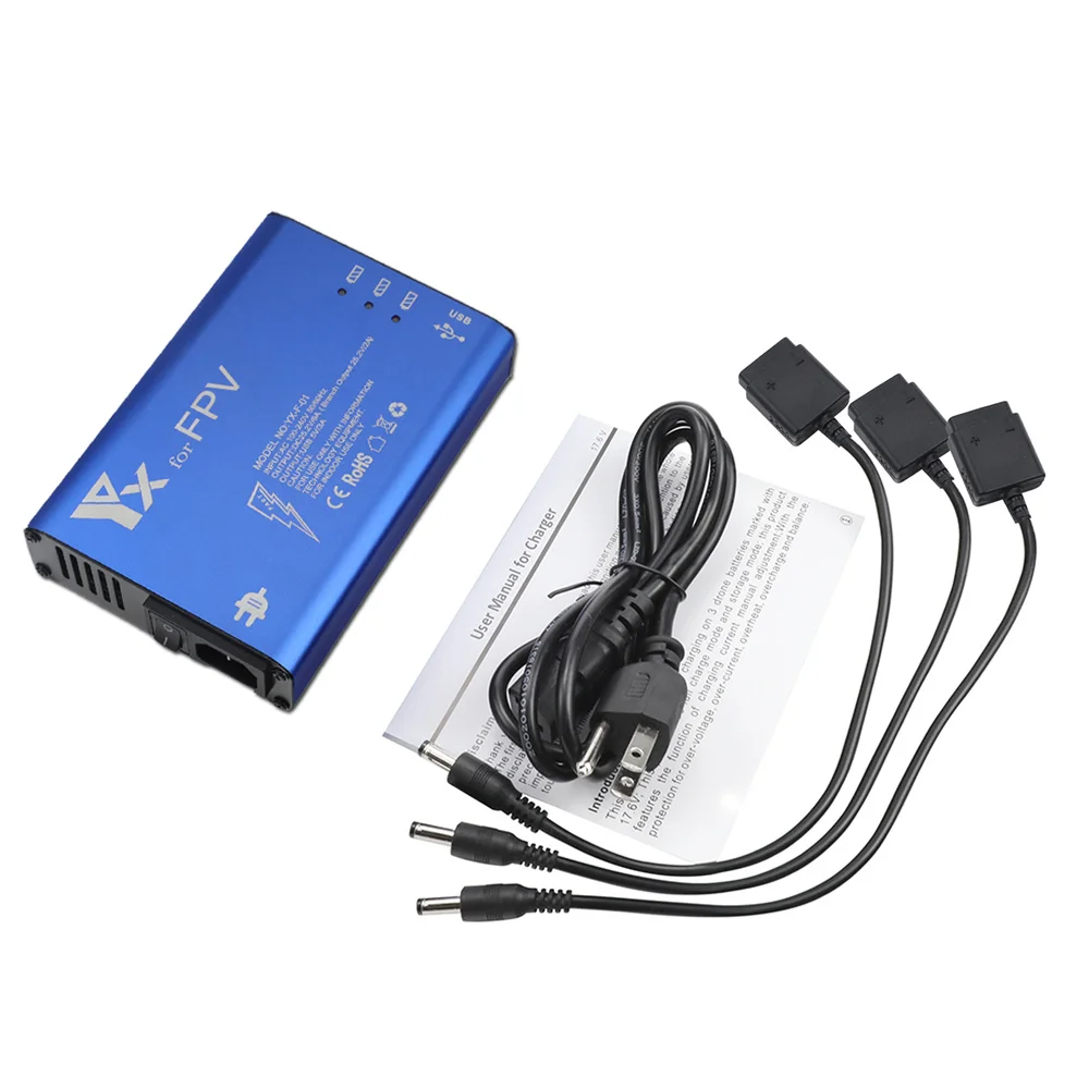 

Drone Multi Battery Charger DJI FPV Intelligent Fast Charging Hub AC 100-240V for DJI FPV Flight Battery Accessories