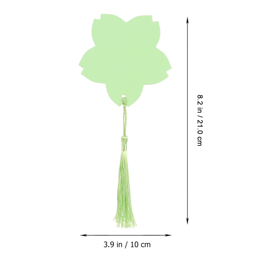 

24pcs Creative Bookmarker with Tassel DIY Bookmarks Office School Supplies