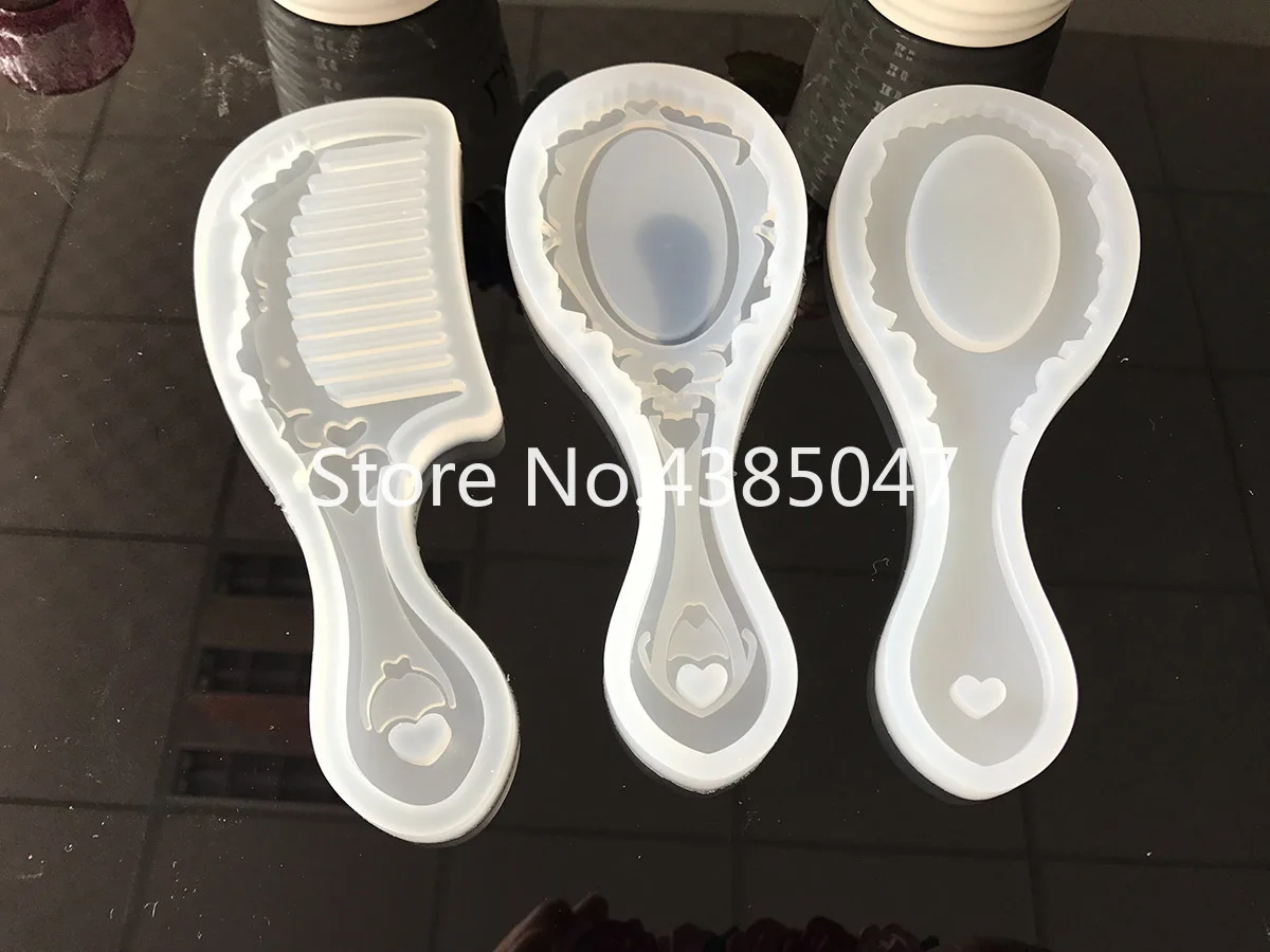 1 шт. зеркальная силиконовая форма для расчески изготовления украшений сделай