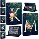 Чехол-книжка для планшета Paperwhite 1, 5, 2, 6, 3, 7, 4, 10, 10, Kindle, 8, кожаный, рисунок с буквенным принтом