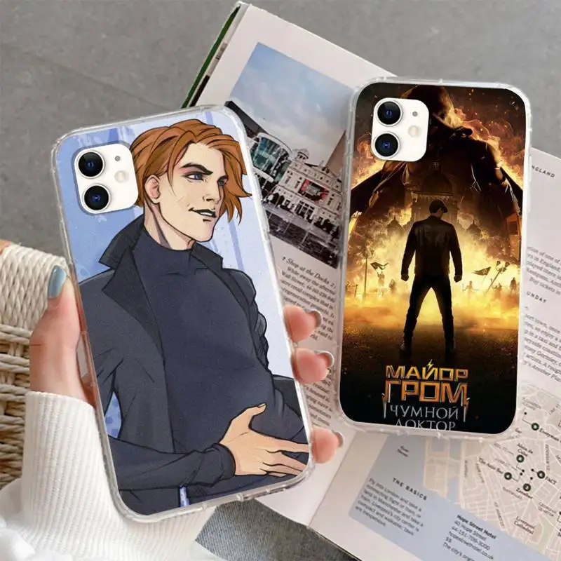 

Major Grom Phone Case For iphone 5s 6 7 8 11 12 plus xsmax xr pro mini se soft Transparent Cover Fundas Coque