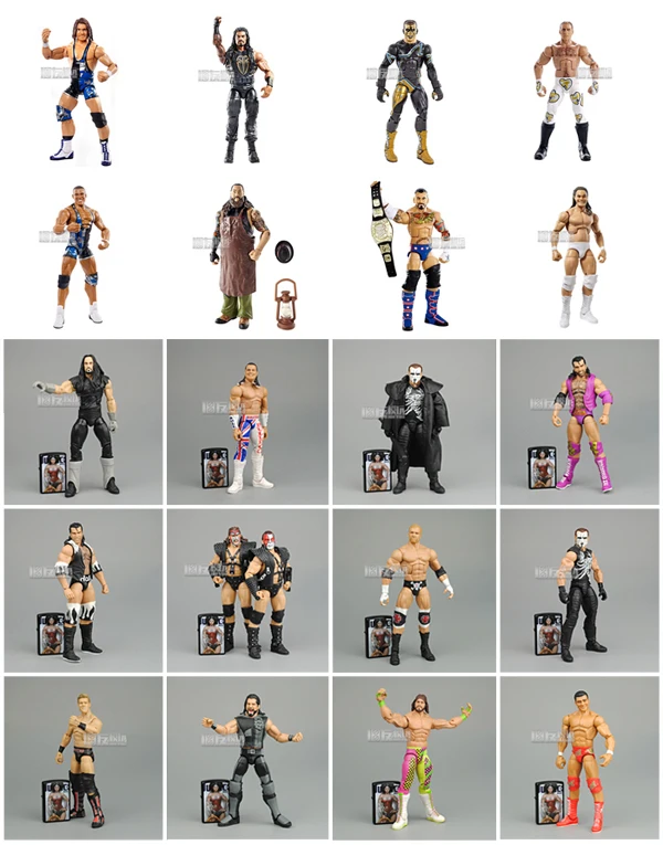 

Wrestling Match Combat Arena Boxing Chad Gable Razor Raymond HHH white Jason Jordan Model Anime Figures Collect Ornaments