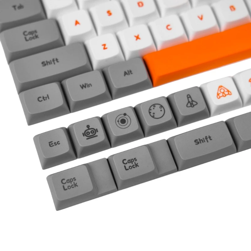 

DXAB пользовательский Keycap краска Сублимация XDA профиль GK61 64 68 96 126 макет 125 клавиш