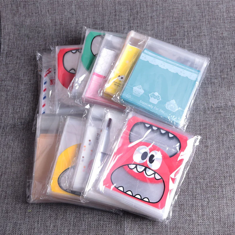 50Pcs Plastic Bags Thank you Cookie&ampCandy Bag Self-Adhesive For Wedding Birthday Party Gift Biscuit Baking opp Packaging | Дом и сад