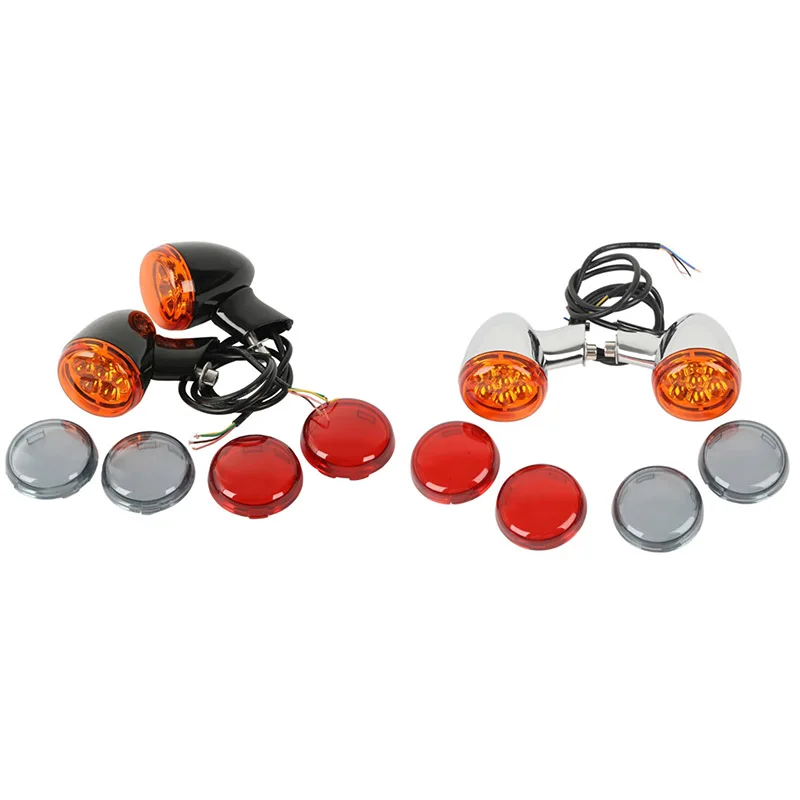 

Задний Янтарный поворотники светильник s светильник для Sportster XL 883 1200 1992-