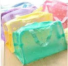 5 цветов, водонепроницаемая косметичка из ПВХ, женский прозрачный органайзер для макияжа, компрессионный, для путешествий, мешки для ванной, 2020