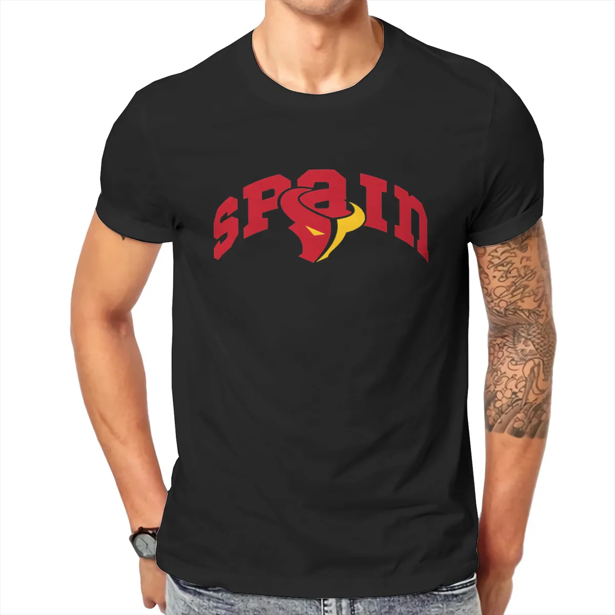 

Spain T shirt Men T shirt summer T-shirt