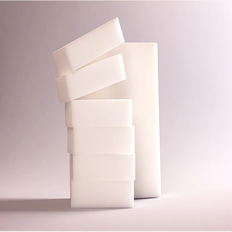 

100 Pcs/lot Melamine Sponge Magic Sponge Eraser Melamine Cleaner for Kitchen Office Bathroom Nano Cleaning Sponges 10x6x2cm