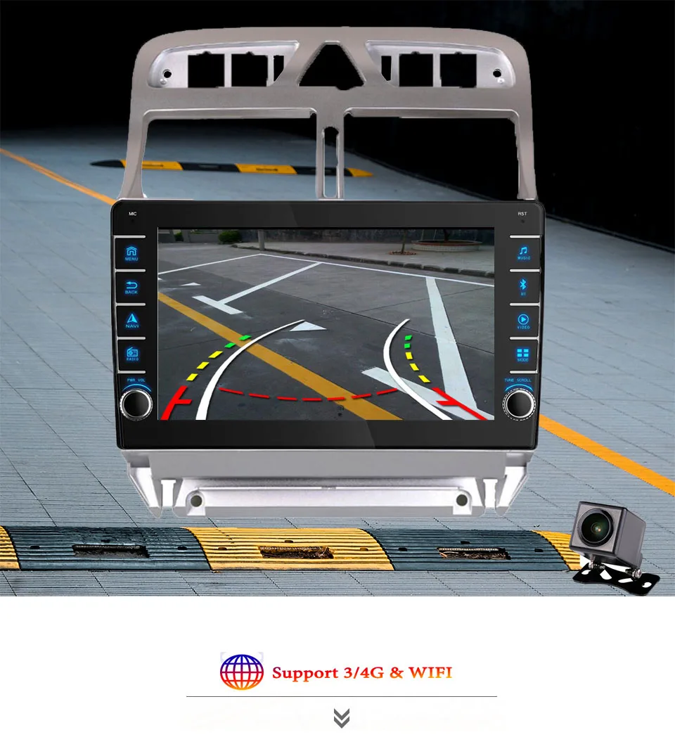 

Multimedia Player DVD For Peugeot 307 307CC 307SW 2002 - 2009 2010 2011 2012 2013 Android Car Radio Navigation GPS Tape Recorder