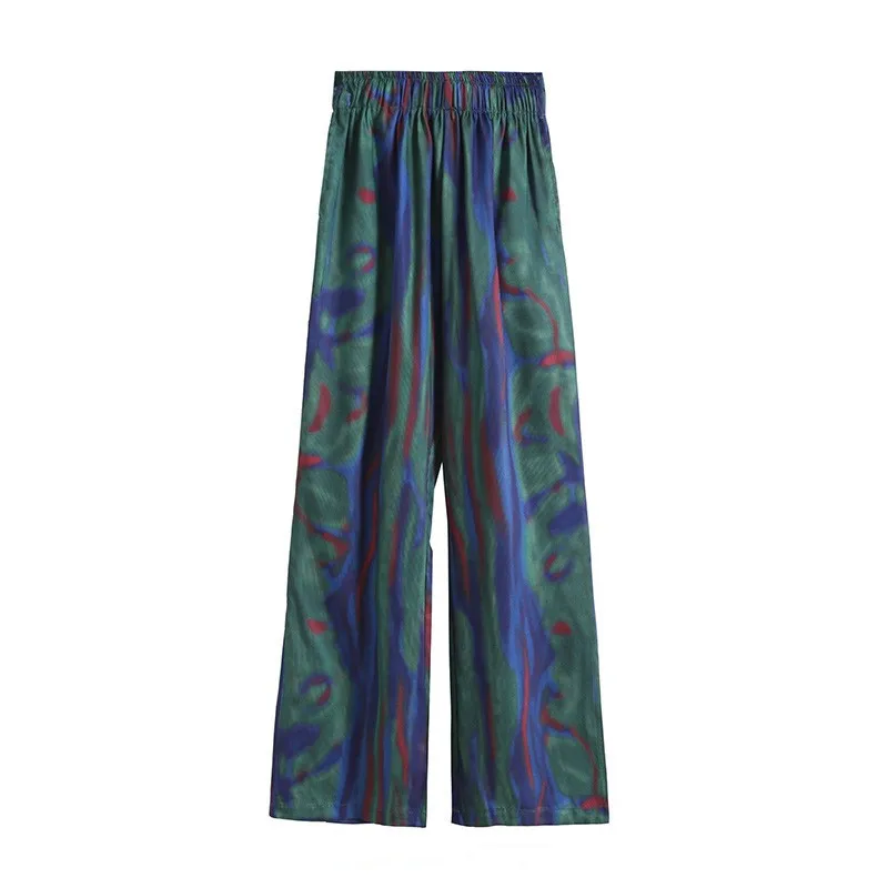 

Summer Women's High Waist Loose Pants Printed Fashion Casual Pants 2021 New