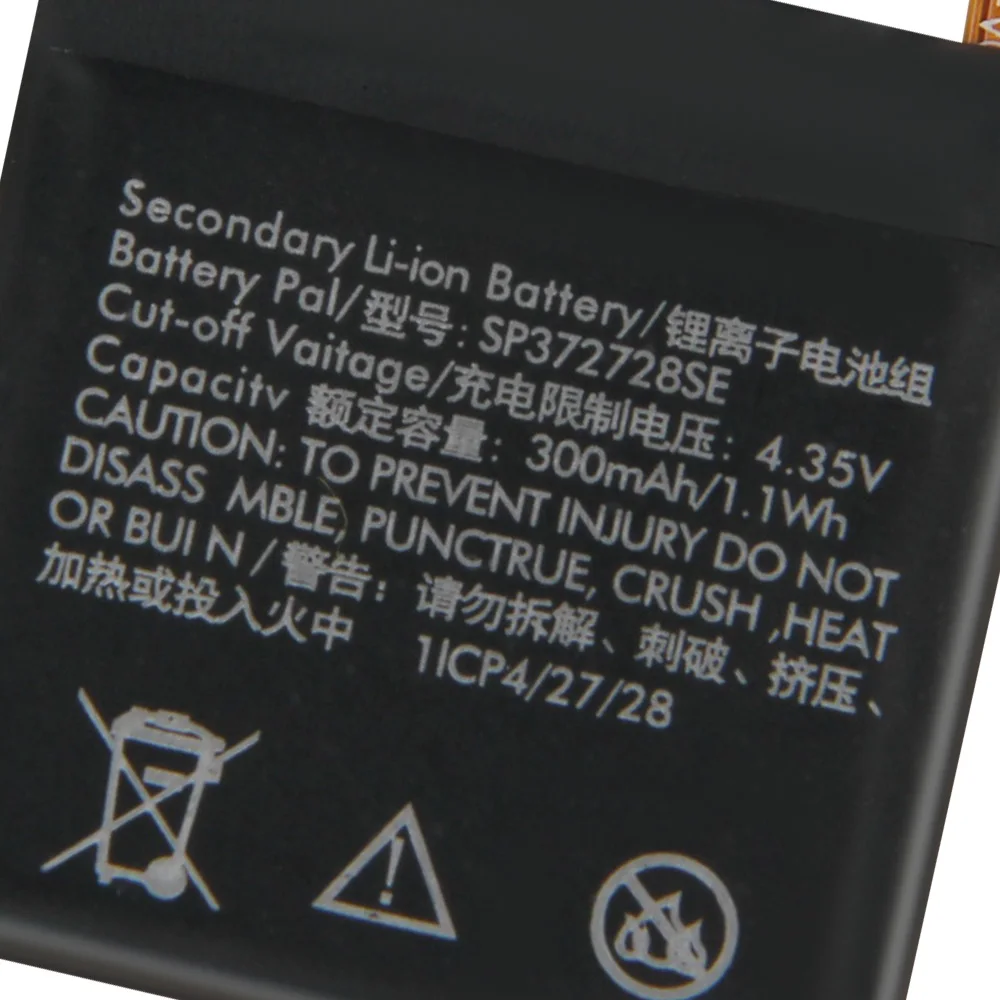 

Original Replacement Watch Battery SP372728SE 372726 For Ticwatch2 Ticwatch1 WE11056 Ticwatch Express Genuine Battery 300mAh