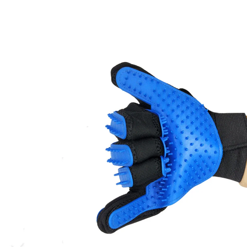 Щетка для собак перчатка ухода за шерстью мягкая эффективная ванна товары кошек