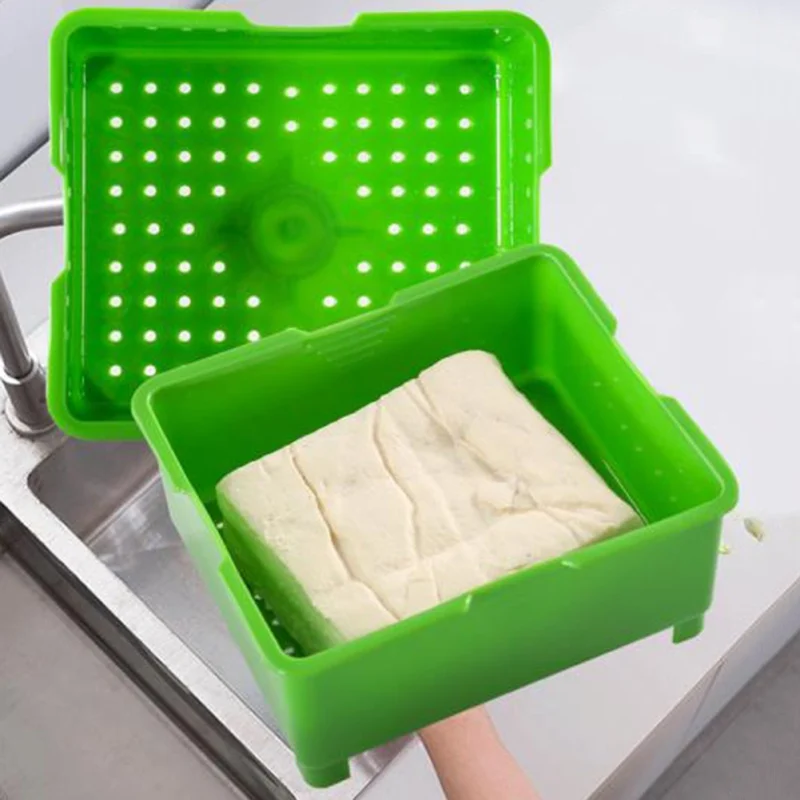 Пресс-форма Tofu пластиковая сливная коробка 3-слойная тофу стандартная форма для