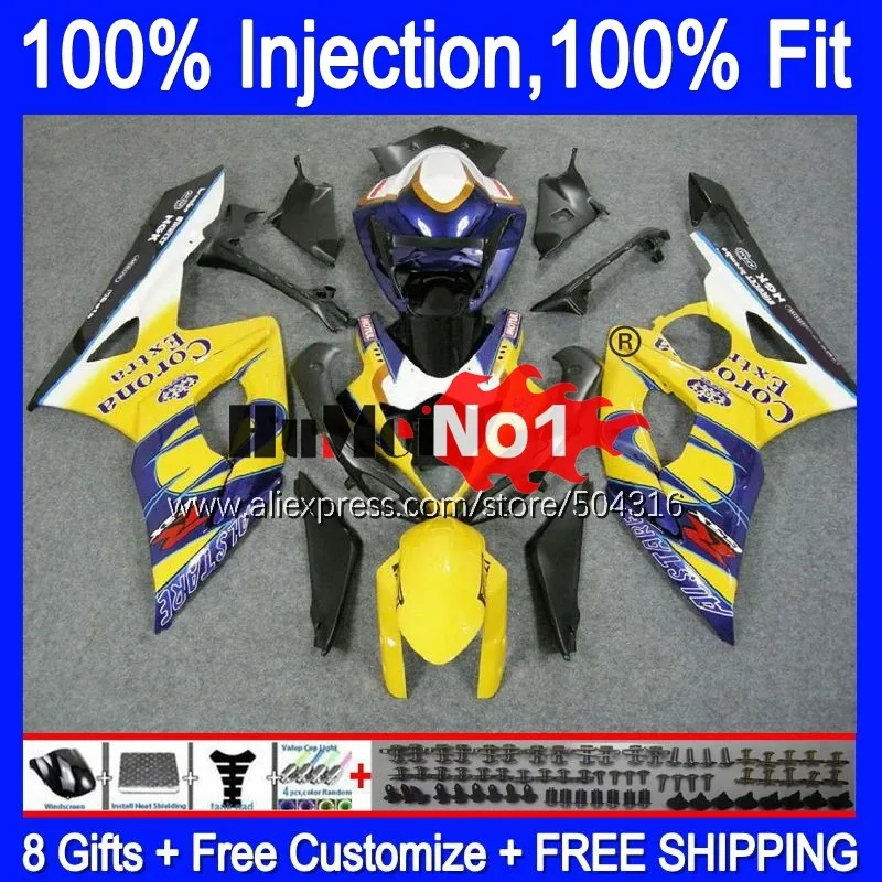 

Injection For SUZUKI 1000CC GSXR-1000 GSXR 1000 21MC.20 SALE blue GSX-R1000 GSX R1000 05 K5 GSXR1000 2005 2006 05 06 Fairing