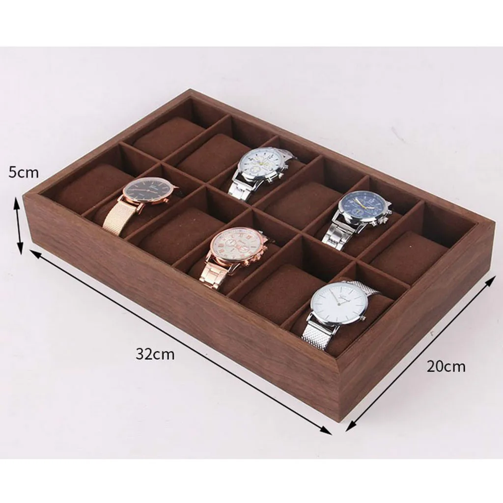 Деревянная Караульная будка чехол Дисплей лоток w/подушки органайзер для