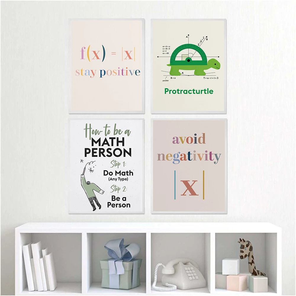 Математический плакат уравнение любовь обучение Холст Картина оставайтесь