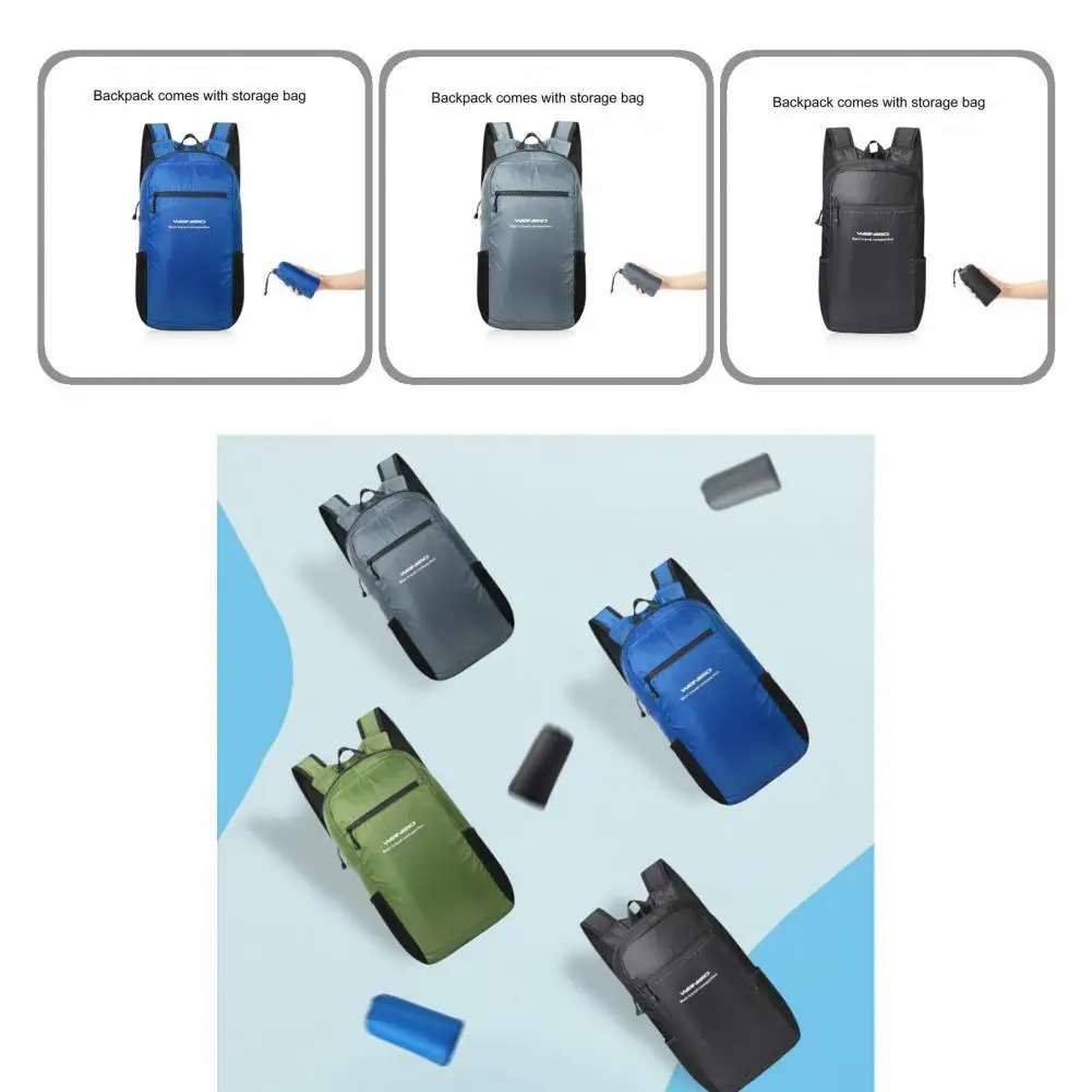 

Multi-functional 18L Universal Beach Use Packable Backpack Reliable Folding Hiking Backpack Easily Storage for Travel