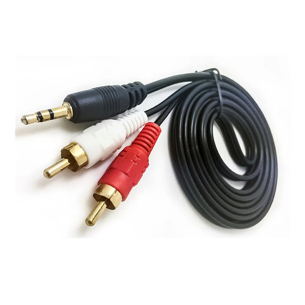 Аудиокабель Stereo3.5 до 2RCA аудио кабель адаптер 1 5 м/5 футов разъем сплиттер для DVD TV PC