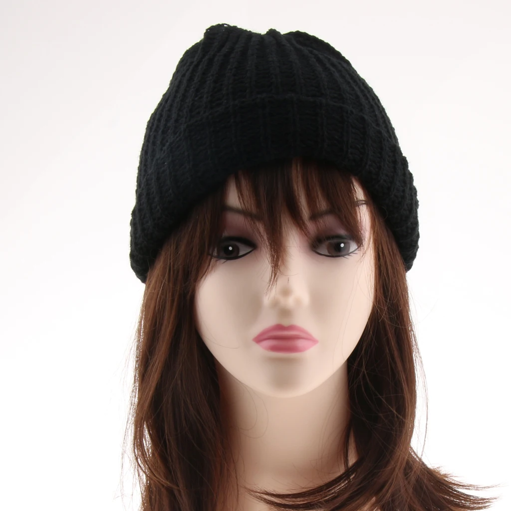 

Winter Warm Hat Soft Knit Baggy Slouchy Beanie Ski Cap for Men Women