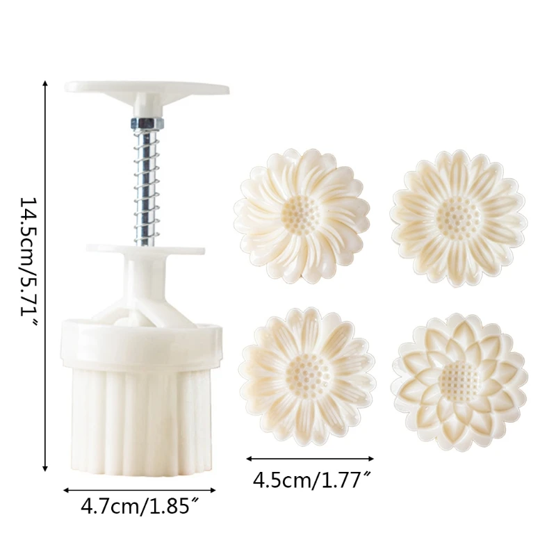 

Moon Cake Maker with Mode Pattern Mid-Autumn Festival Hand-Pressure DIY Moon Cake Mould Traditional Chinese Auspicious