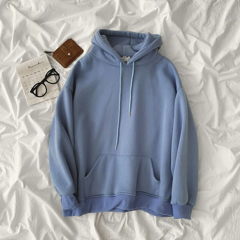 Новинка 2021 модные корейские толстовки женские зимние топы повседневная милая