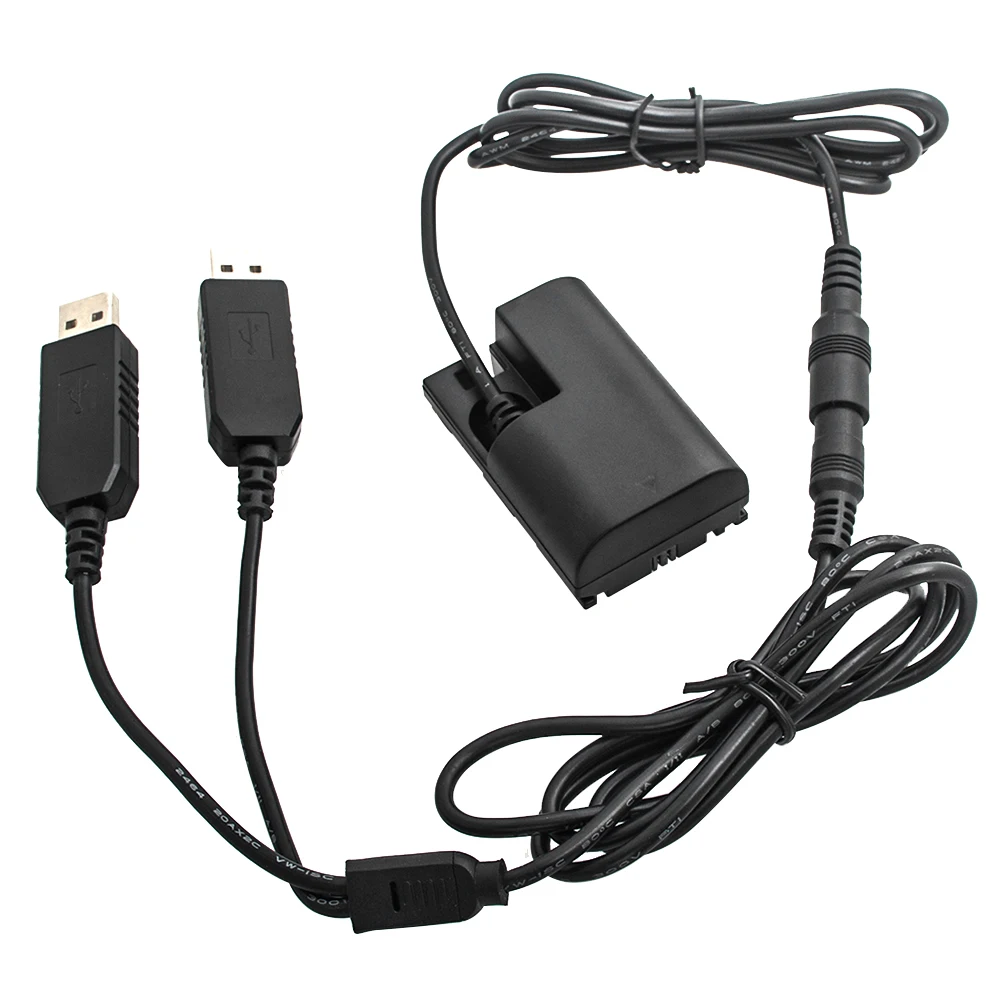 7.6V2A Dual USB D-TAP B-type к LP-E6 адаптер для фиктивного аккумулятора питания DC муфта для Canon 5D2/5D3/5D4/6D2/60D/7D2/70D/80D/5DSR DSLR камеры - Цвет: 7.6V2A Dual USB