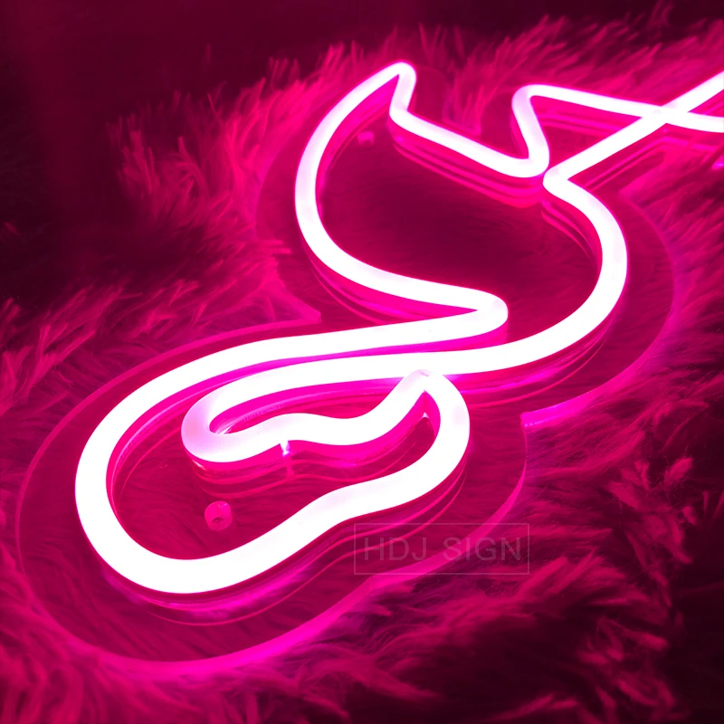 Фламинго пользовательский светодиодный неоновый Декор стены для дома спальни