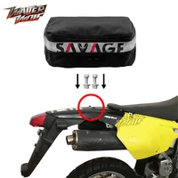 for honda crf 125 1230 250 400 cr xr rear seat fender pack tool bag universal motorcycle dirt bike tools packaging storage