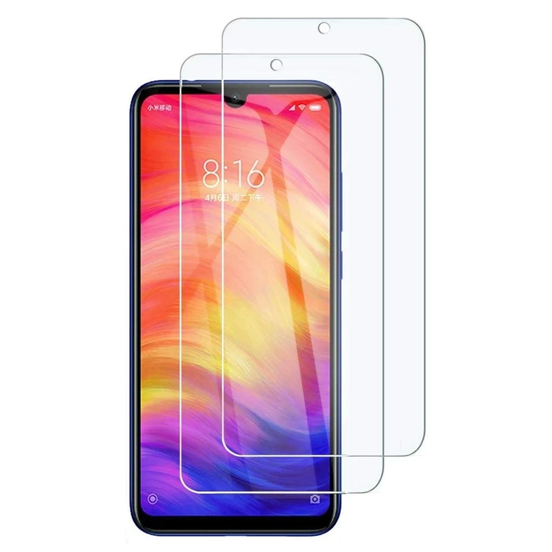 

2Pcs Redmi Note 7 8 9s pro 8T 8A 7A Tempered Glass Protective Glass on the for Xiaomi Redmi K30 Pro K30 Screen Protector Film
