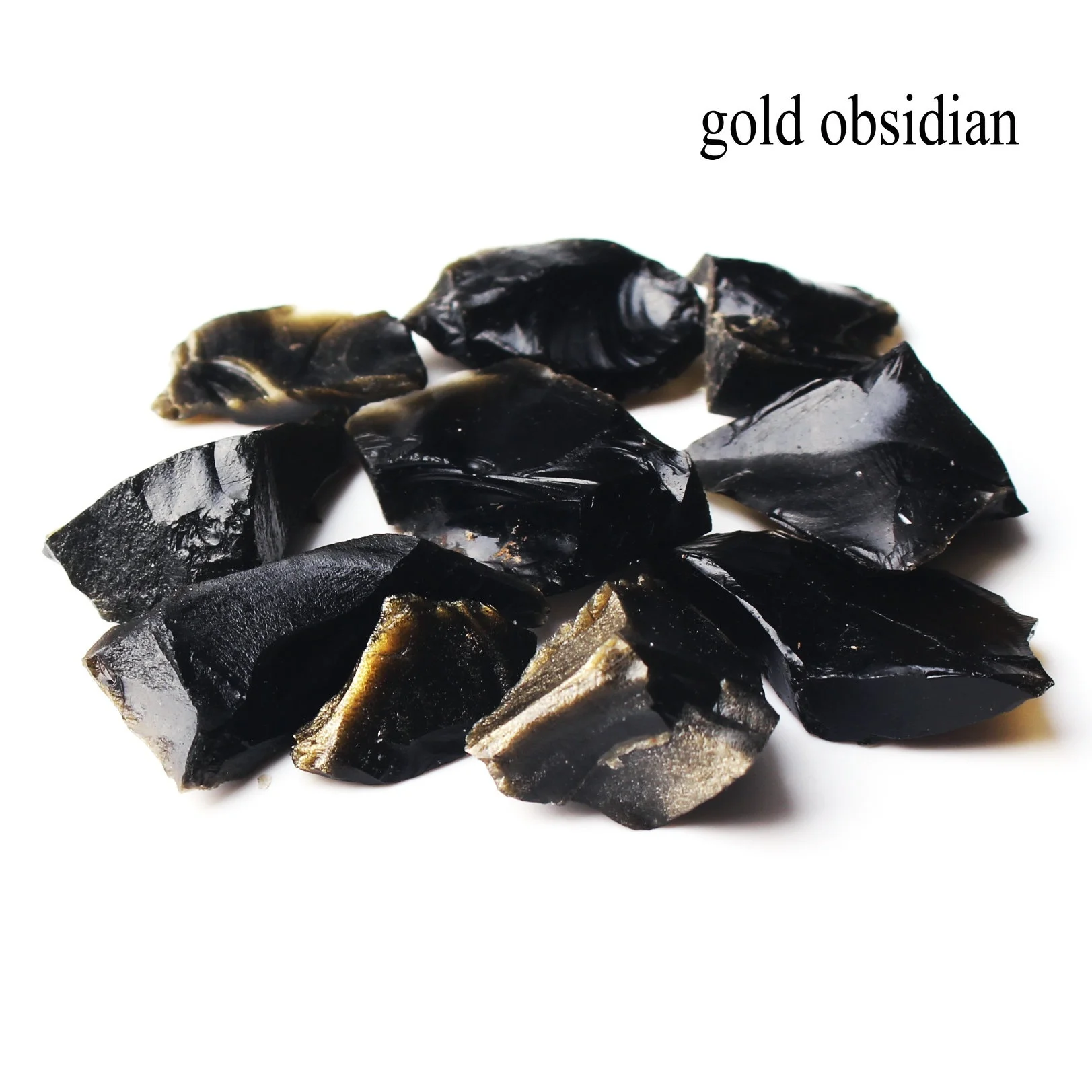 Gold obsidian 1 лот/100 г натуральный кристалл грубый камень научно-исследовательский образец минерала красочный кварцевый Целительный Декор рейки заживление - Цвет: Gold obsidian