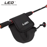leo portable fishing reel bag protective soft case cover for drumspinningraft reel fishing rod pouch accessories equipment