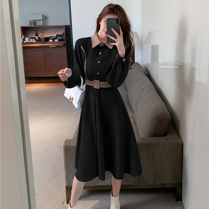 Элегантное бархатное платье с длинным рукавом зимнее женское дизайнерское