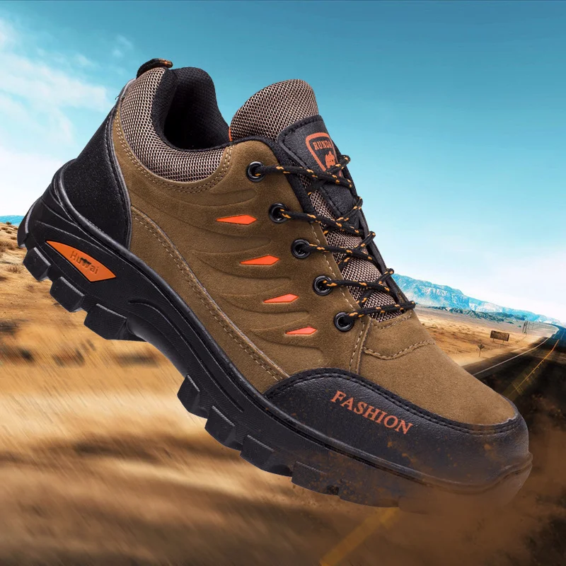 

2019 New casual retro shoes men fashion comfortable shoes non-slip outdoor work students wear-resistant shoes large size U2-07