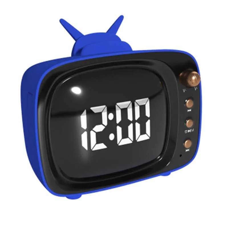 Беспроводной Bluetooth сабвуфер со светодиодный ными часами и