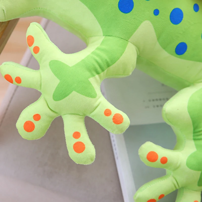 Мягкая плюшевая игрушка Gecko 3D мягкая наполненная кукла-хамелеон ящерица подушка