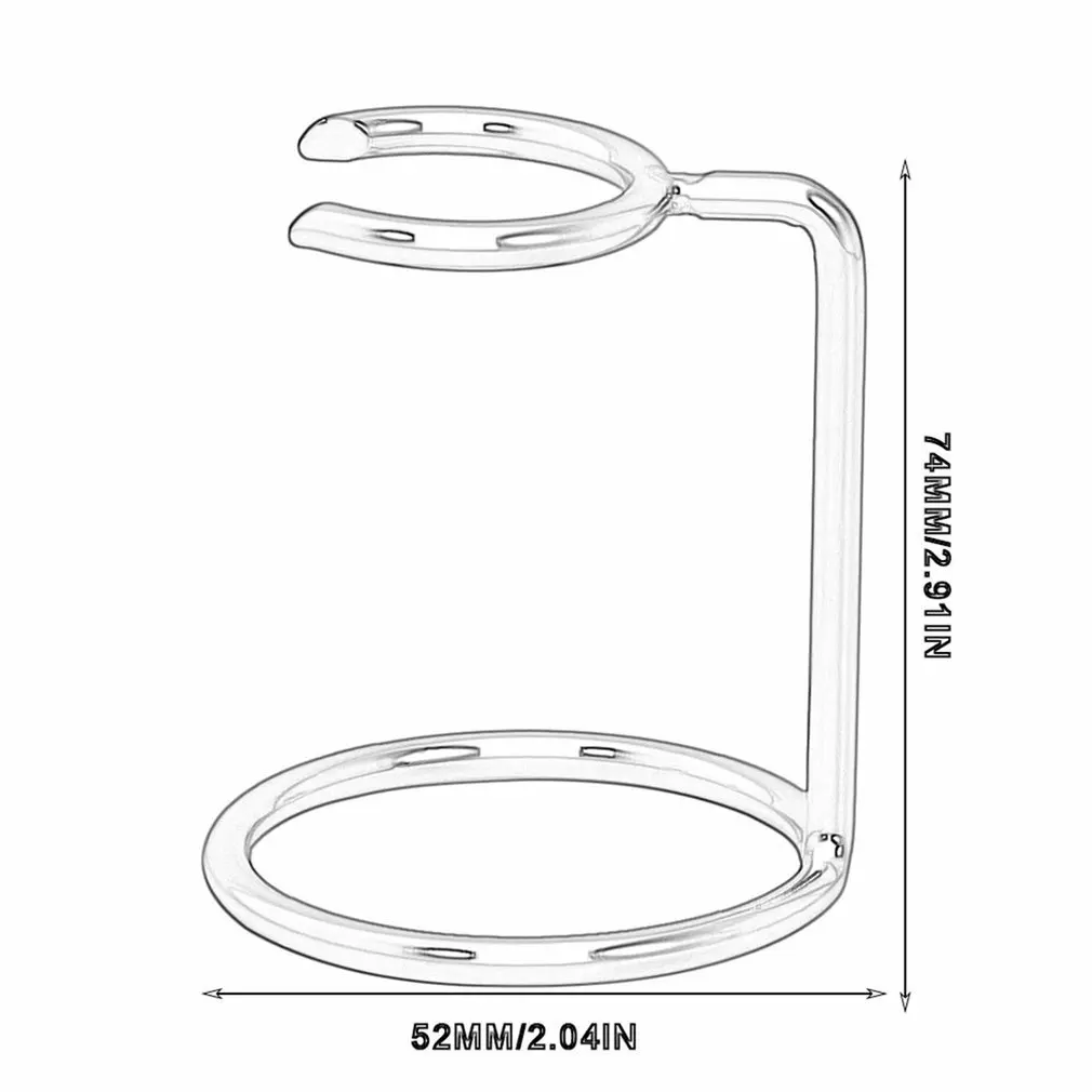 

Single Head Iron Alloy Men's Shaving Brush Holder Razor Storage Rack Razor Holder Hanging Razor Multifunction