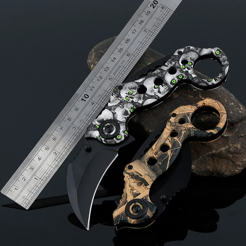 CS GO складной керамбит нож для выживания охоты тактические ножи коготь