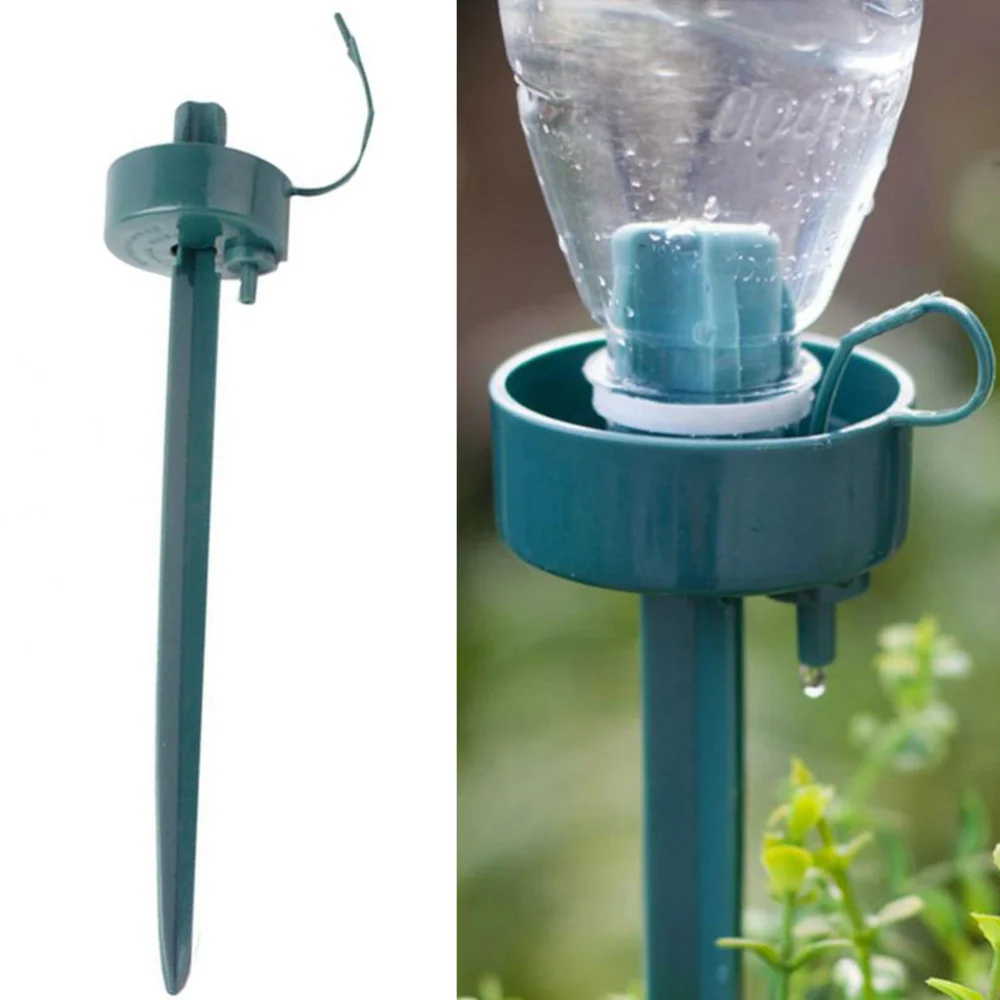 

12PCS Automatic Drip Irrigation Watering System Indoor Plants Houseplant Waterer Flower Pot Tool (Green)